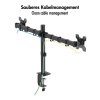 LogiLink Uchwyt do monitora 2x 17-32',10kg max na ramie